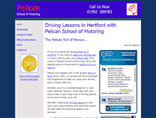 Tablet Screenshot of pelicanschoolofmotoring.co.uk